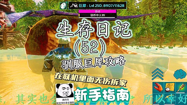 你们要的驯服巨犀教程