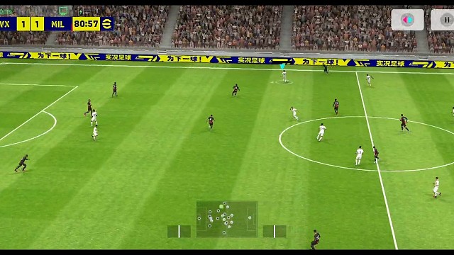 实况足球南杨 抢点进球