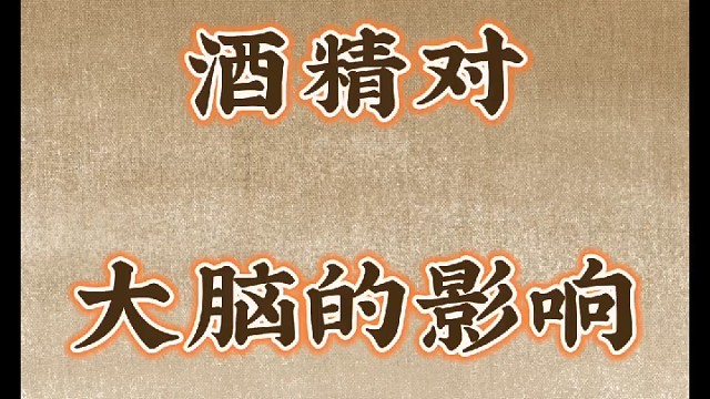 酒精对大脑的影响