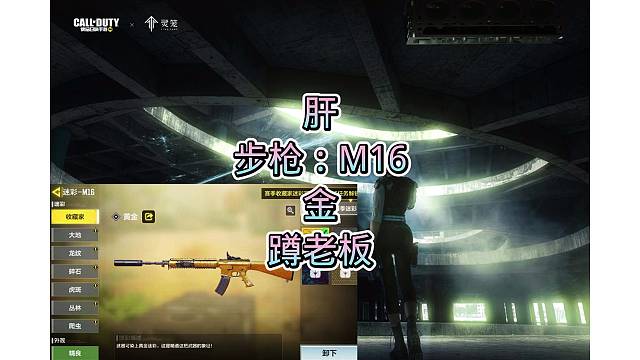 M16金皮，搞定，嘎嘎好看，嘎嘎奈斯，安排
