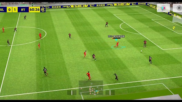 实况足球南杨 门前轰炸