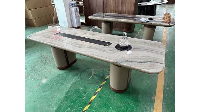 顶级原创设计的奢石茶桌茶台终于做出来了！