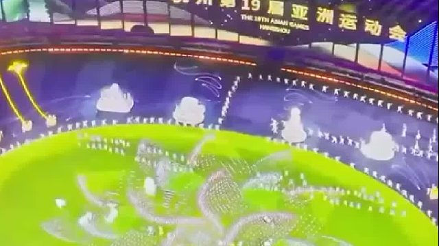 揭秘亚运闭幕式 大莲花变身大花园