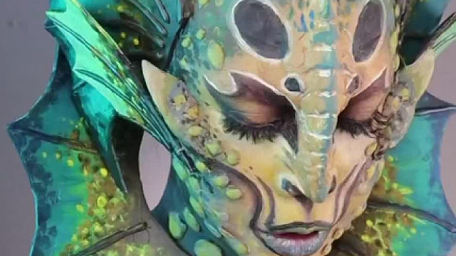 每一个妆容都是让人惊掉下巴的程度