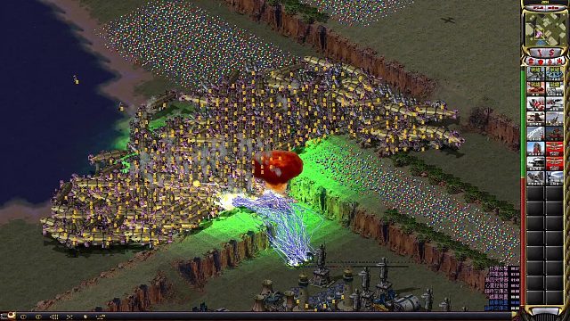 红警2-生存防守-#青青3二合一基地版片段