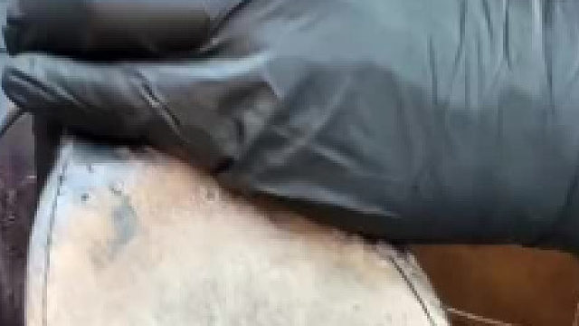 认认真真地看完了一条修鞋的视频