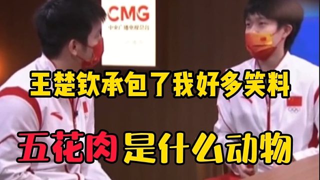 王楚钦承包了我好多笑料