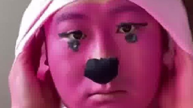 这是一种很新的化妆术，loopy感觉自己被冒犯到