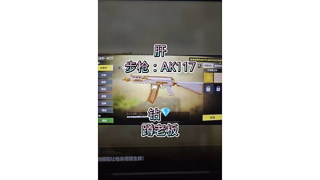 AK117金加钻，搞定，嘎嘎好看，嘎嘎奈斯，安排