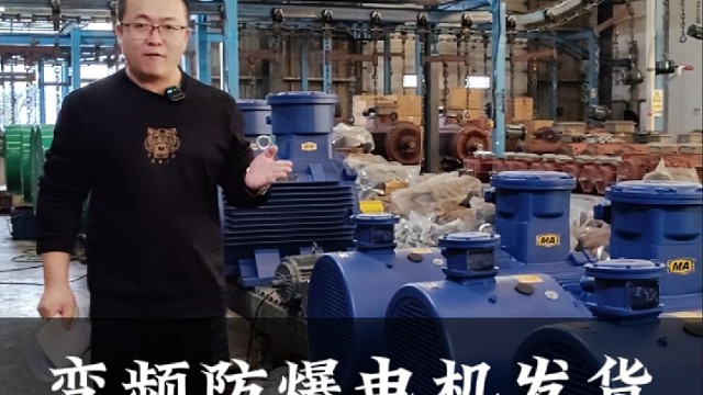 变频防爆电机发货了