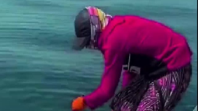 这种鱼不敲死直接拉上来没几个人抱得住