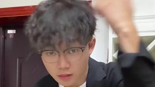 有被自己帥到了