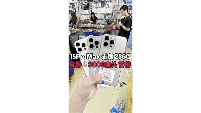 15ProMax无锁256G全新8000多拿下