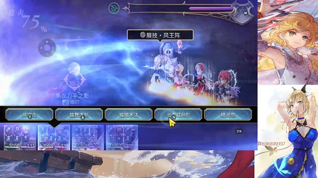 黑衣之影:伊露露,雷刀双追击1t。