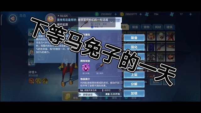 下等马兔子的day