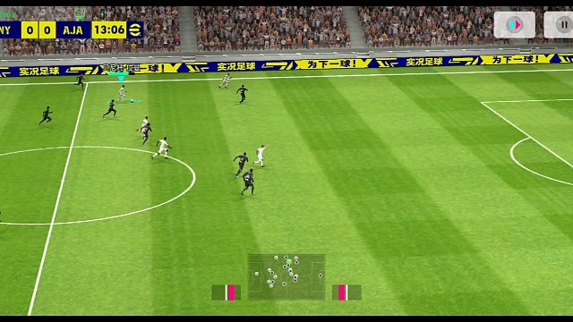 实况足球南杨 头锤入球