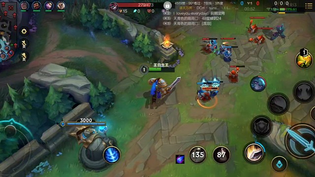 王自生英雄联盟手游原创视频第97集，盖伦