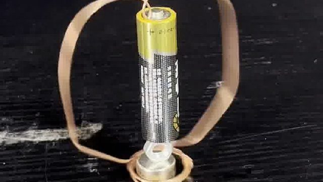 自制旋转铜线圈