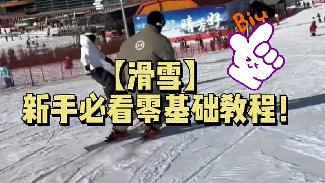 【滑雪】新手必看零基础教程！