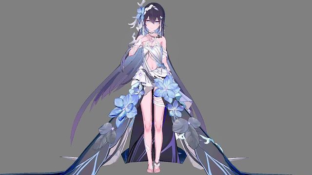 崩坏3 死生之律者 希儿 塑灵形态 恋活 同人 请与我一同 回归海的怀抱~