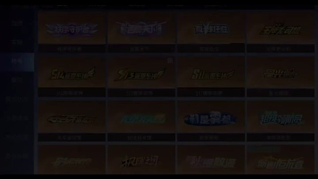 王牌竞速所有隐藏称号