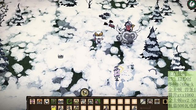 饥荒双人打三只巨鹿