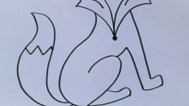 简笔画小狐狸