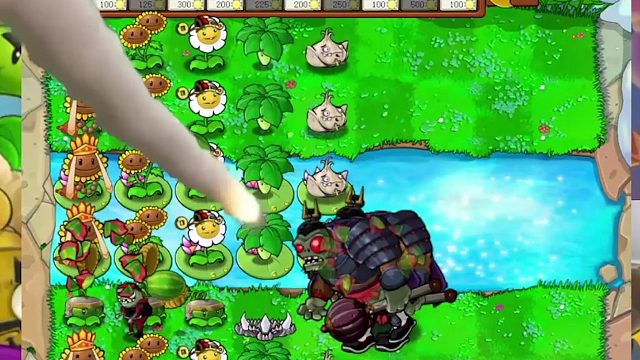 04植物大战僵尸之红白眼僵尸入侵，西瓜投手是否可以保卫花园！