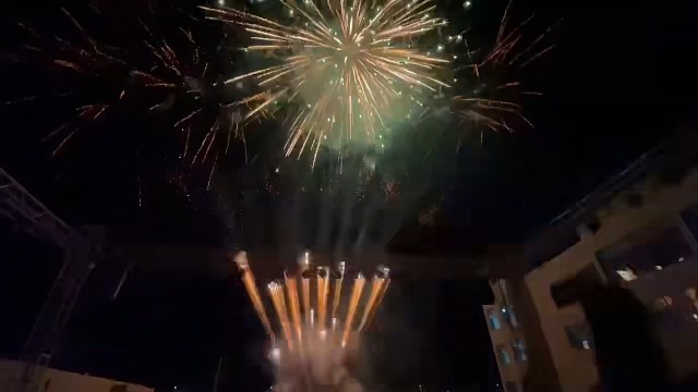 这么漂亮的烟花