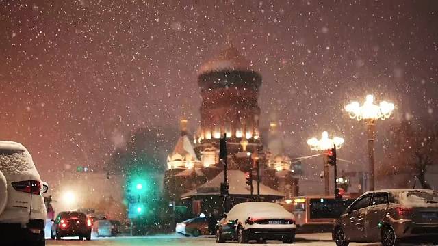 哈尔滨的第一场雪❄️