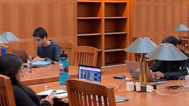 大家一起感受一下哈佛的学习氛围～