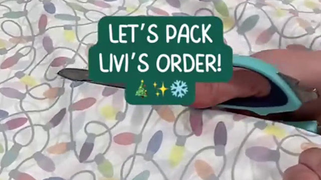 分享外国小姐姐沉浸式打包订单