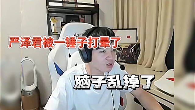 严泽君被一锤子打晕了，脑子嗡嗡作响