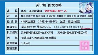 芙寧娜 養(yǎng)成攻略