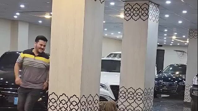 男人跟老虎玩捉迷藏