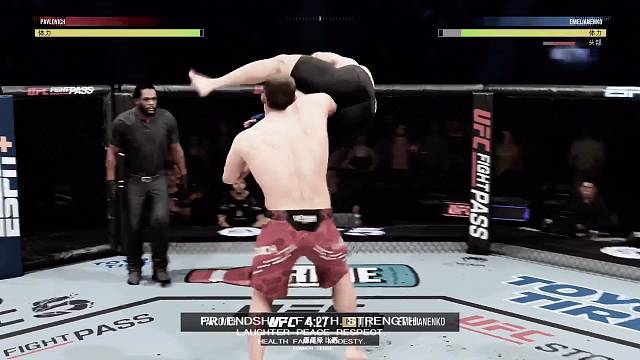 谢尔盖vs传奇人物菲多，菲多飞身十字固降服