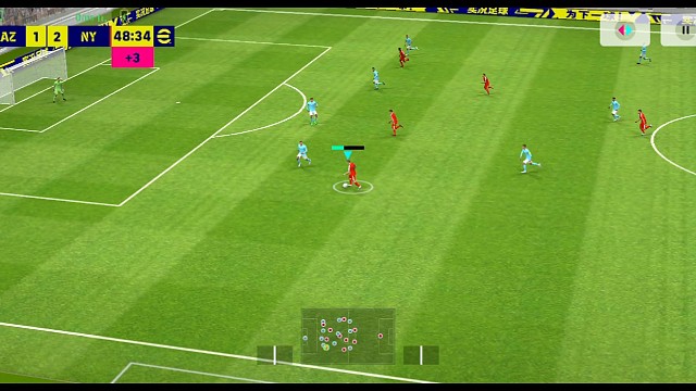 实况足球南杨 进球