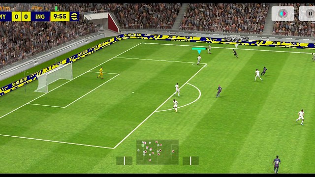 实况足球南杨 小角度射门