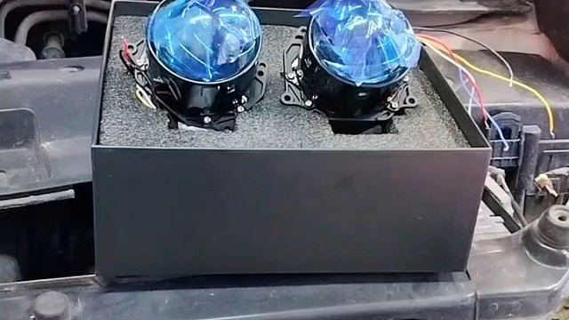 车灯升级改装效果图