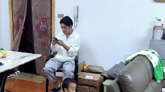 爸爸的求生存能力还是挺强的