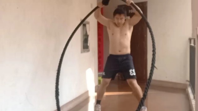 彪汗日记 战绳训练