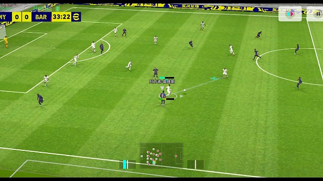 实况足球南杨 积极拼抢