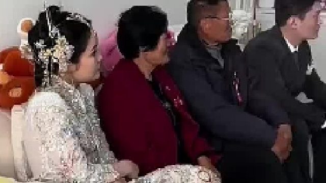 主人出嫁，猫咪躲在一旁一脸怨气