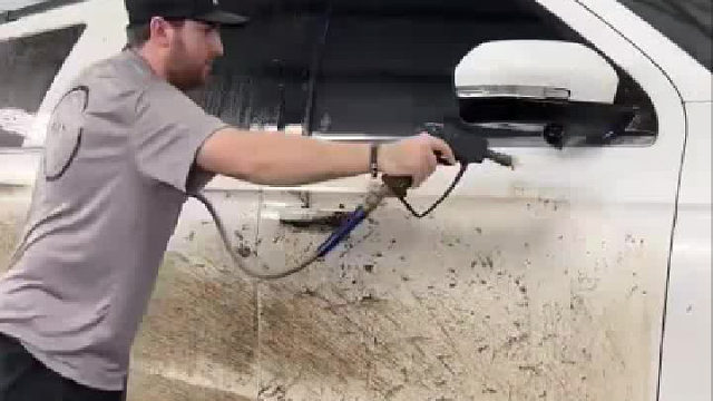 没冲干净，强迫症有点难受