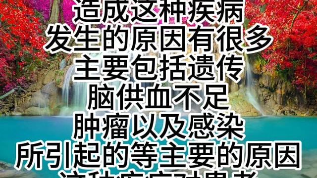 引起小脑萎缩的原因