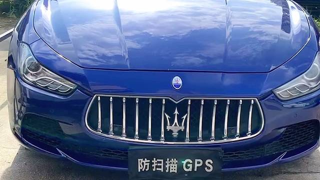 玛莎拉蒂新车落地安装防拆防屏蔽GPS定位防盗系统，提升汽车安全预警功能强大，拆机锁车