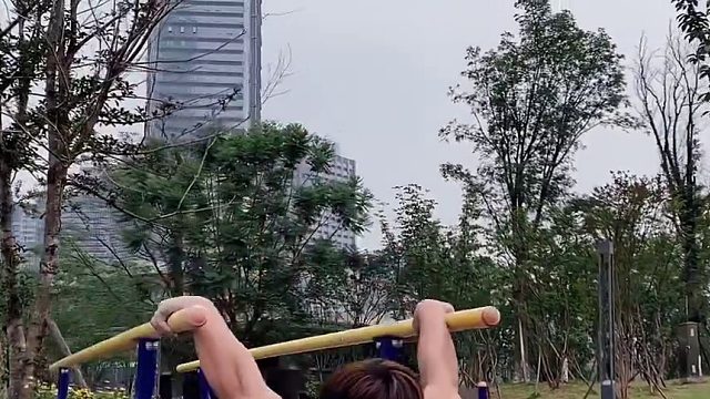 周末放假去公园锻炼是一种什么体验