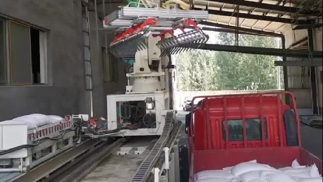 装卸车首选全自动码垛机，一小时800-1200袋