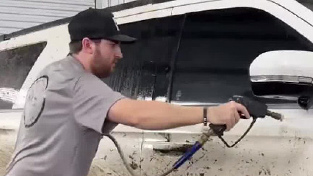 没冲干净，强迫症有点难受