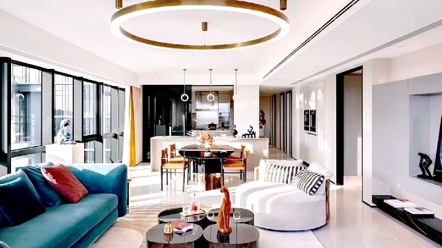 245平现代轻奢风格大平层装修设计案例